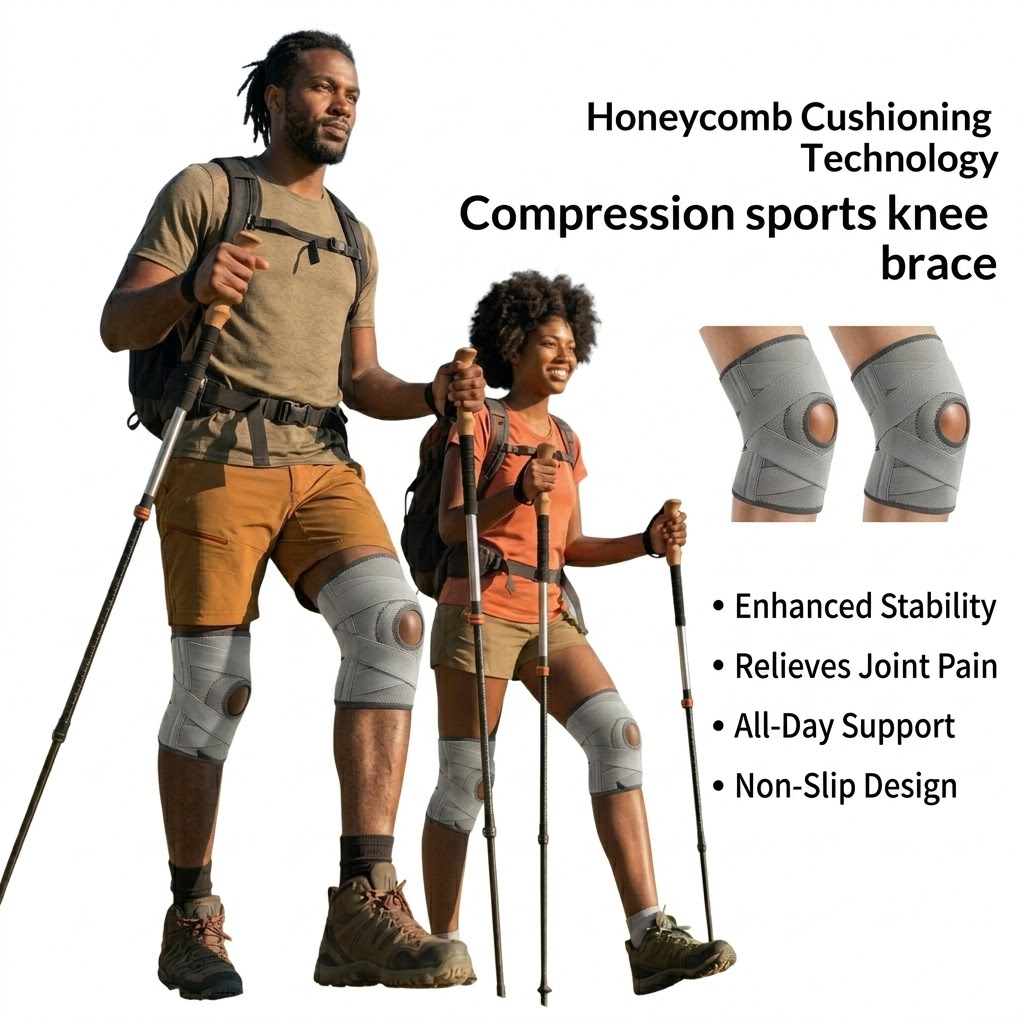 Outdoor Sport Climbing Gear - Japanese Breathable Sport Cross-knee Joint Spring