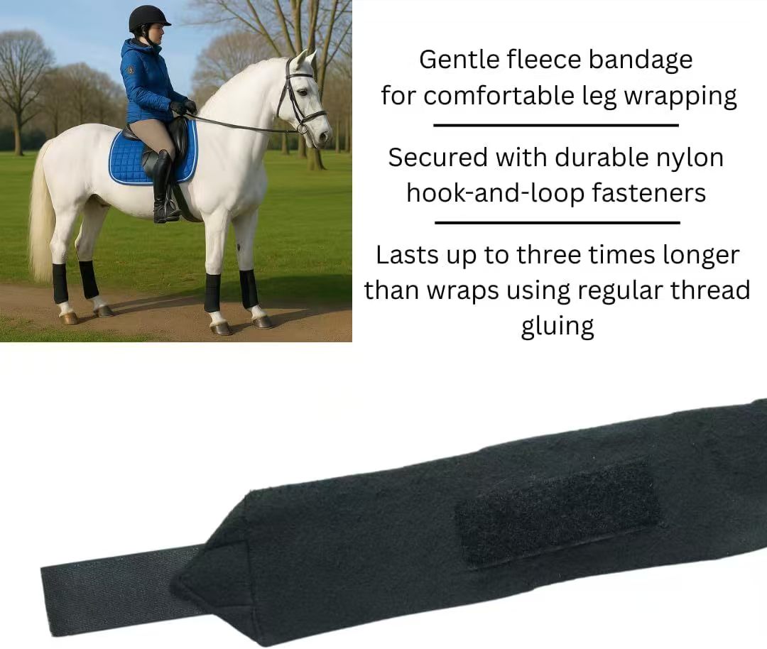 New Horse Wraps 2.5m Soft Flee - Polo Wraps Fleece avaliação e preço