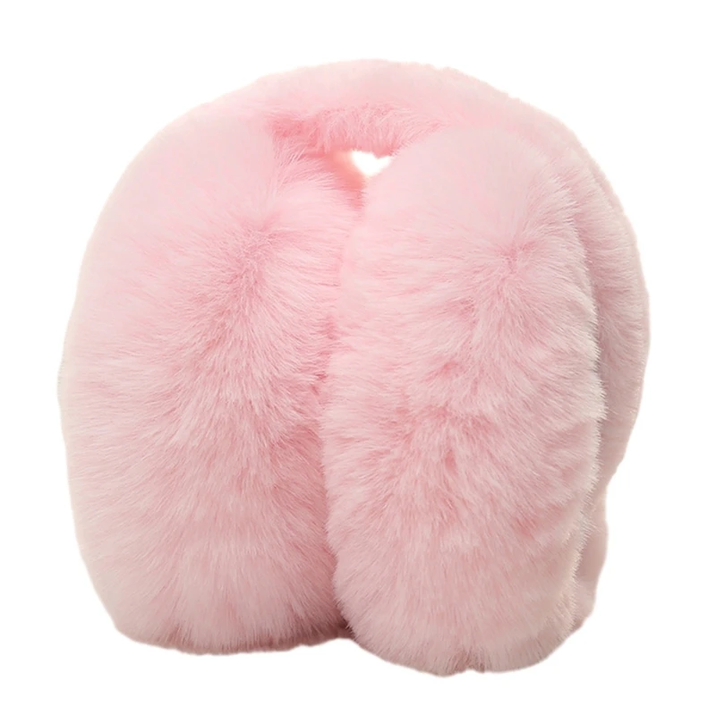 Furry Plush Ear Muffs for Cold - Outdoor Sport Activities For Kids avaliação e preço