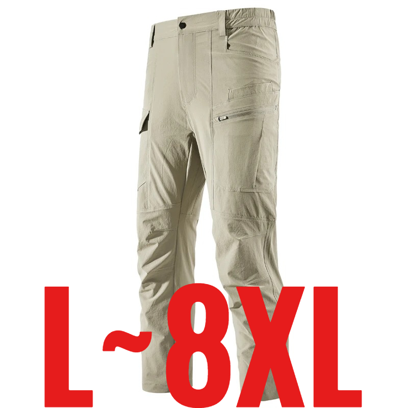 Plus Size 8XL Men's Casual Pan - Outdoor Sport Hiking Pants avaliação e preço