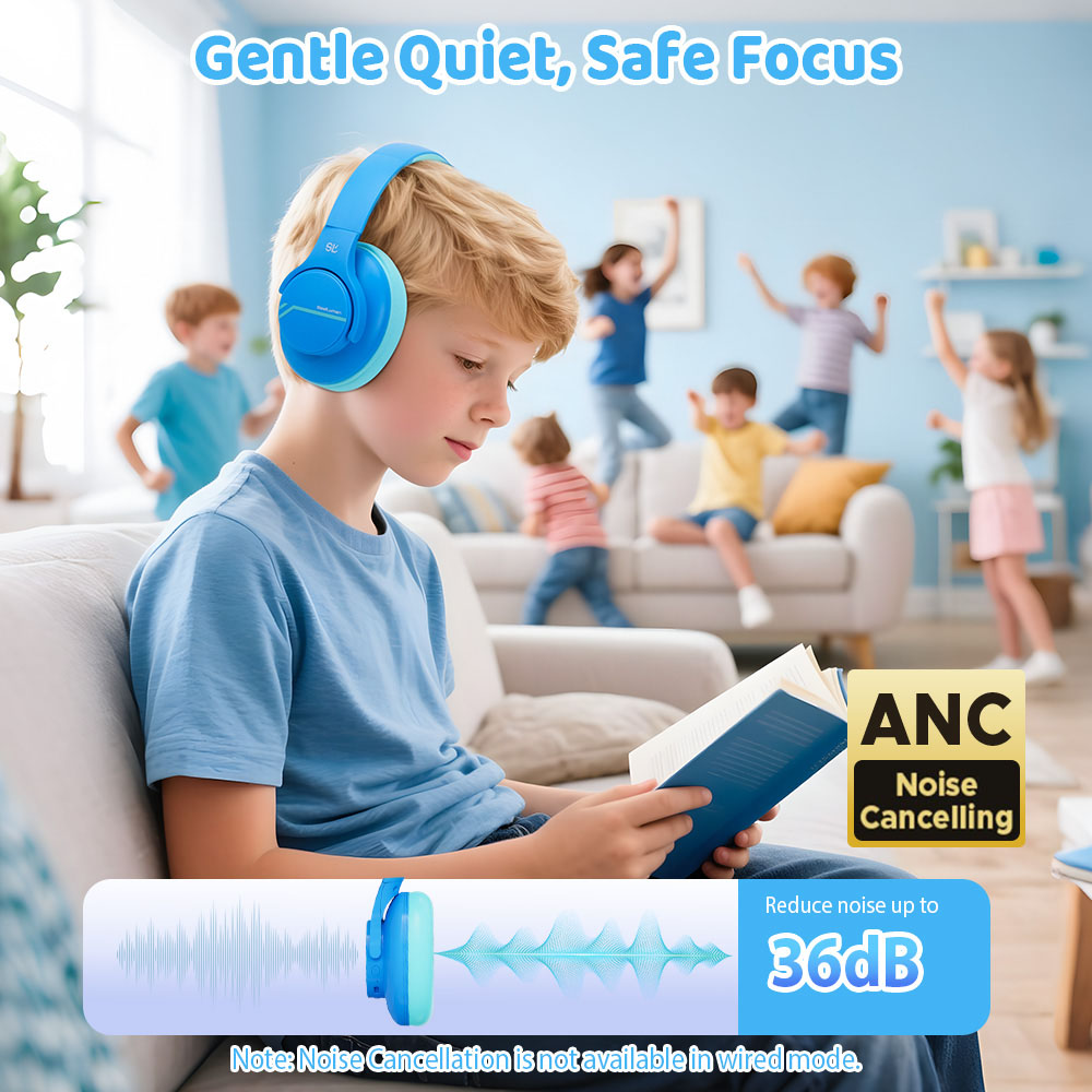 ANC Noise Cancelling Headphone - Outdoor Sport Activities For Kids avaliação e preço