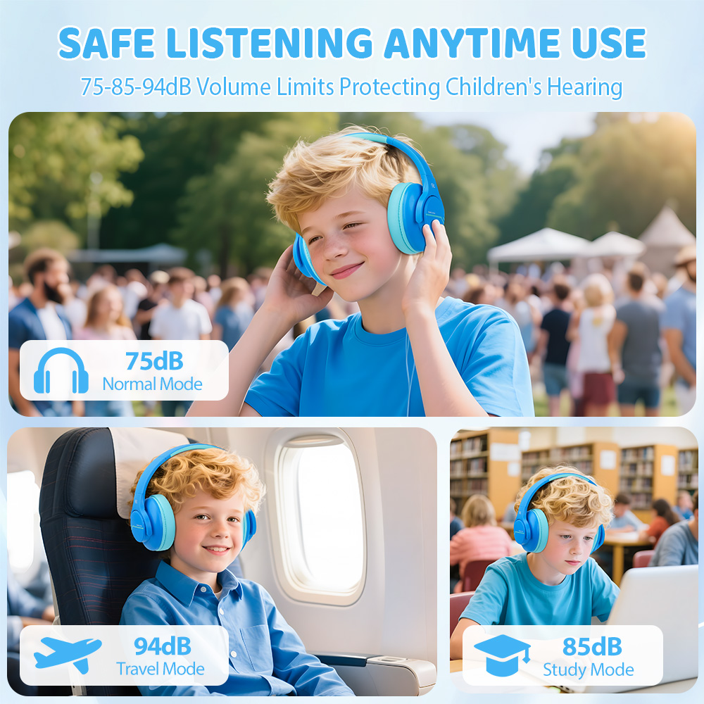 ANC Noise Cancelling Headphone - Outdoor Sport Activities For Kids avaliação e preço