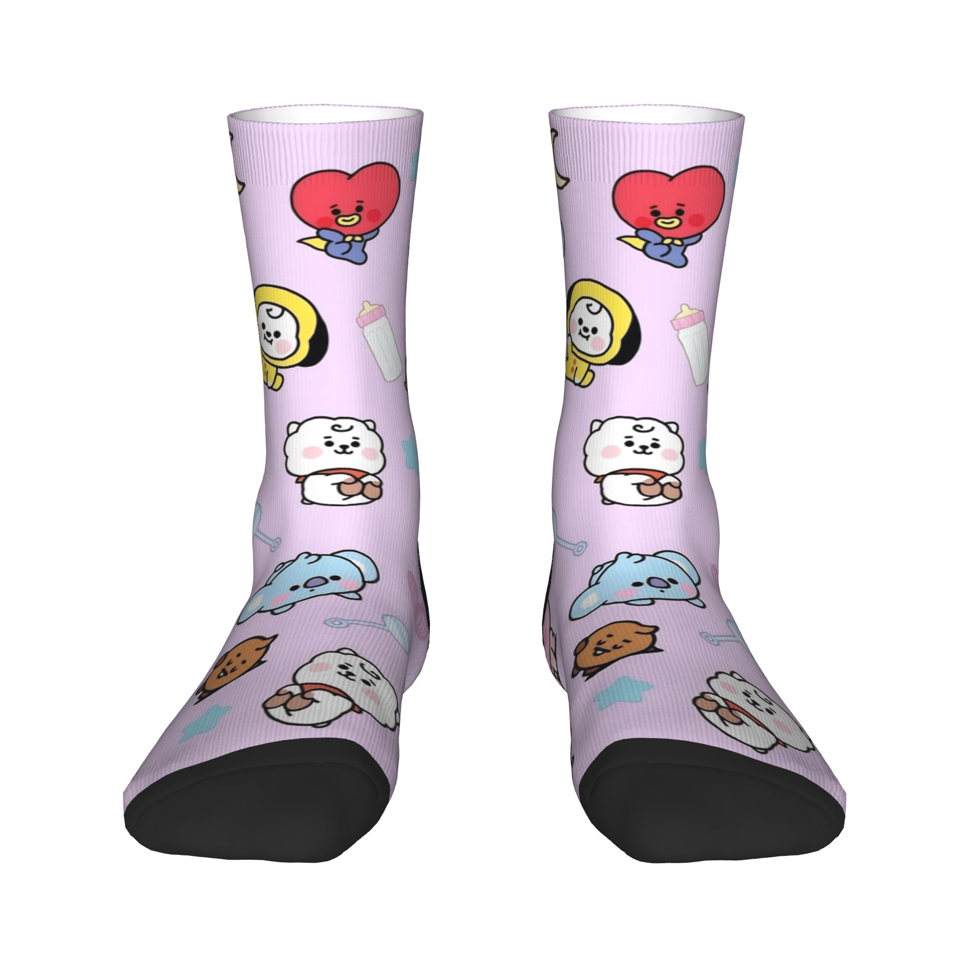 Cartoon Music Band Socks Korea - Outdoor Sportsman Group avaliação e preço