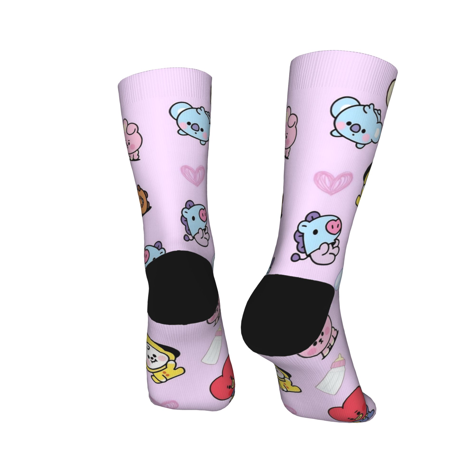 Cartoon Music Band Socks Korea - Outdoor Sportsman Group avaliação e preço