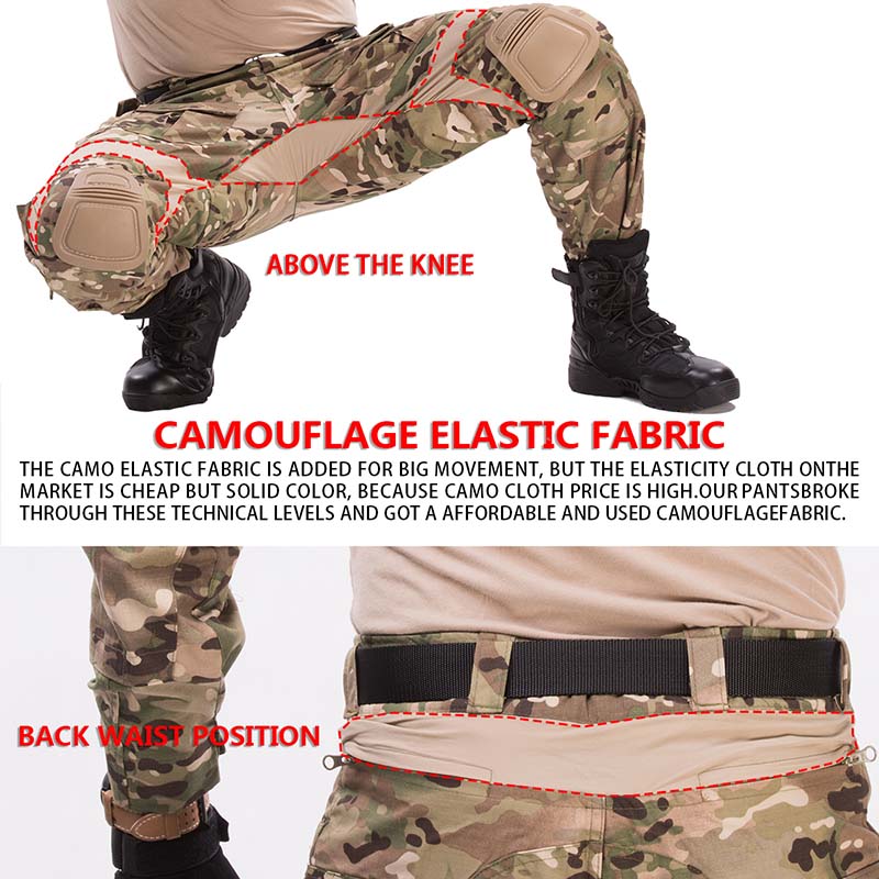 G3 Combat Pants +Pads Elastic  - Outdoor Sport Climbing Gear avaliação e preço