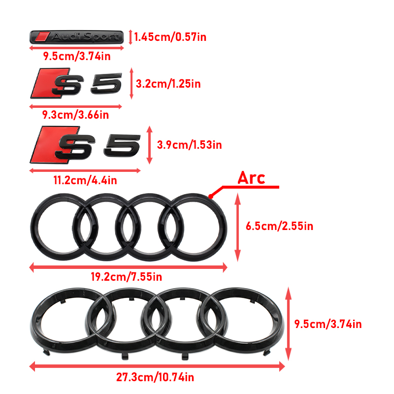 3D ABS Car Front Grille For Au - Outdoor Sport Logo avaliação e preço
