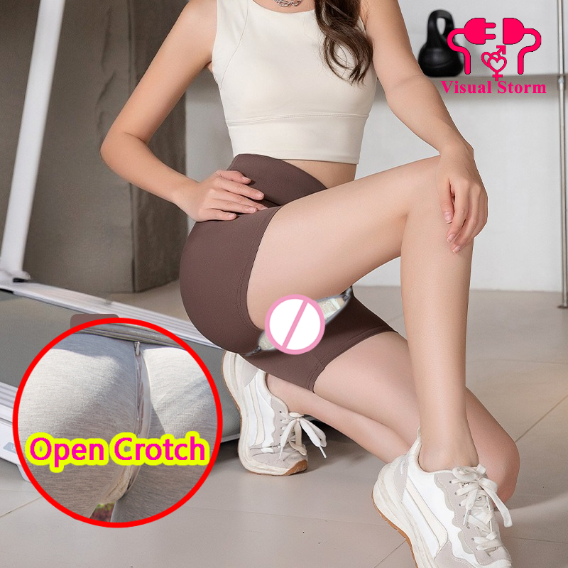 Woman Open Crotch Pants with H - Outdoor Sport Club avaliação e preço