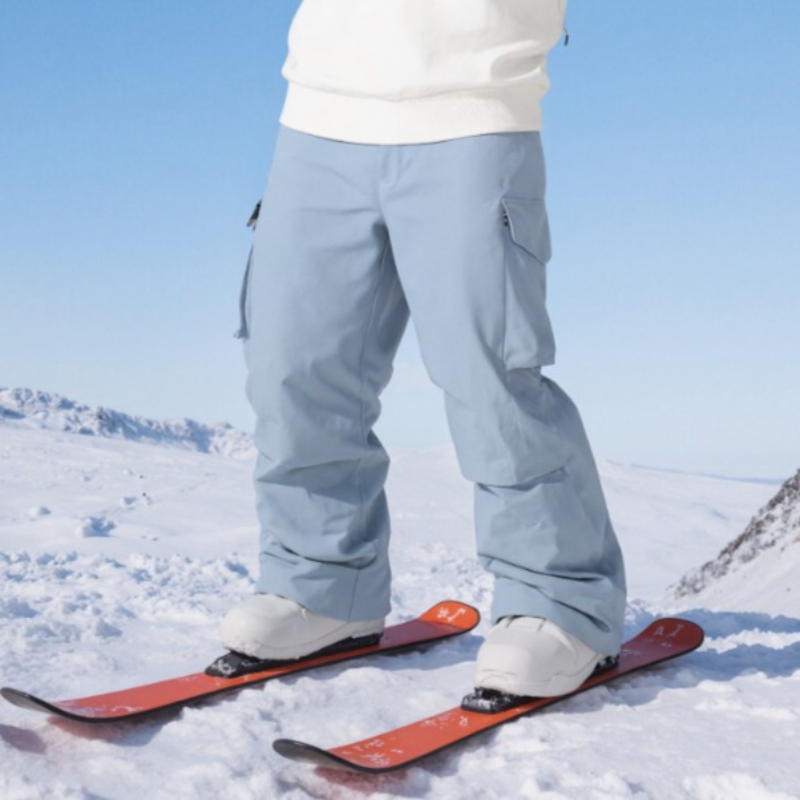 New Men Skiing Pants Solid Spo - Outdoor Sport Waterproof Pants avaliação e preço