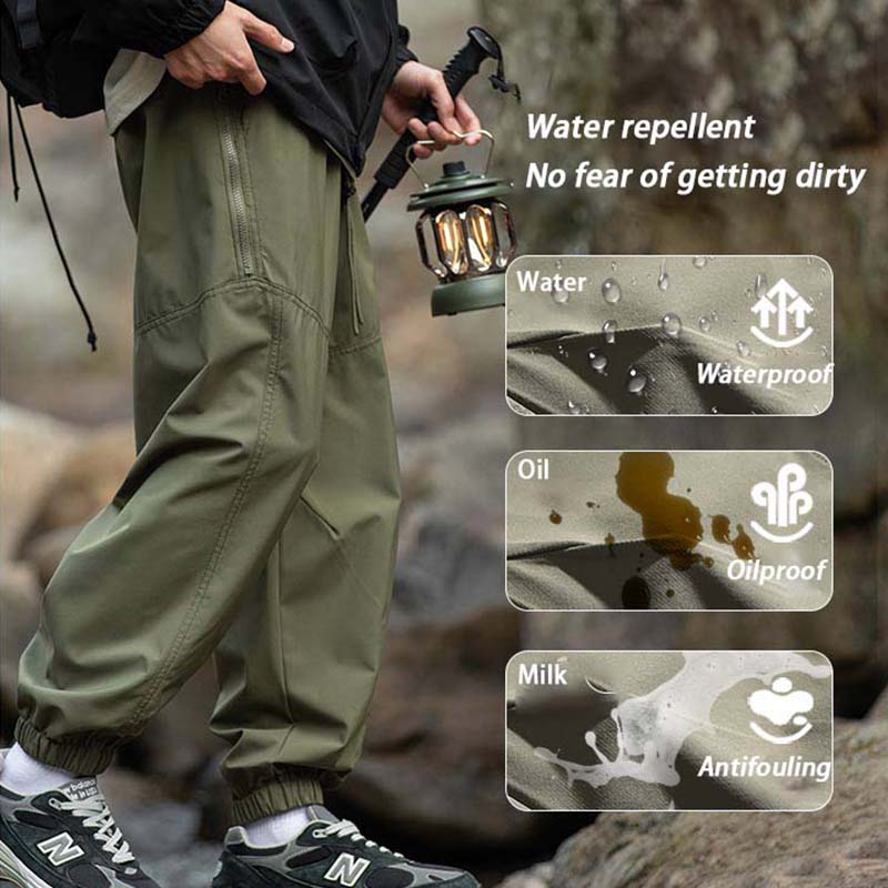 Men's Splicing Design Waterpro - Outdoor Sport Waterproof Pants avaliação e preço