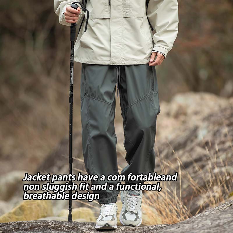 Men's Splicing Design Waterpro - Outdoor Sport Waterproof Pants avaliação e preço