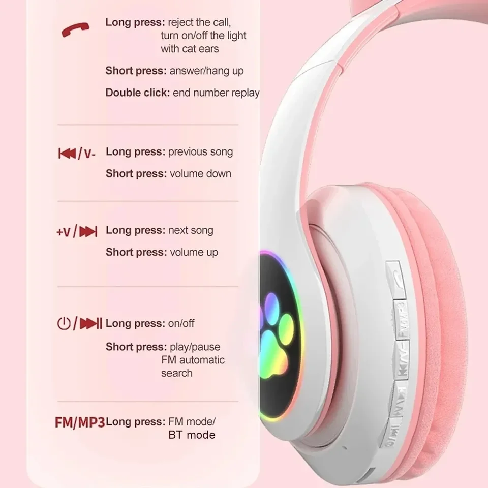 2 Pcs Wireless Headset Bluetoo - Outdoor Sport Activities For Kids avaliação e preço