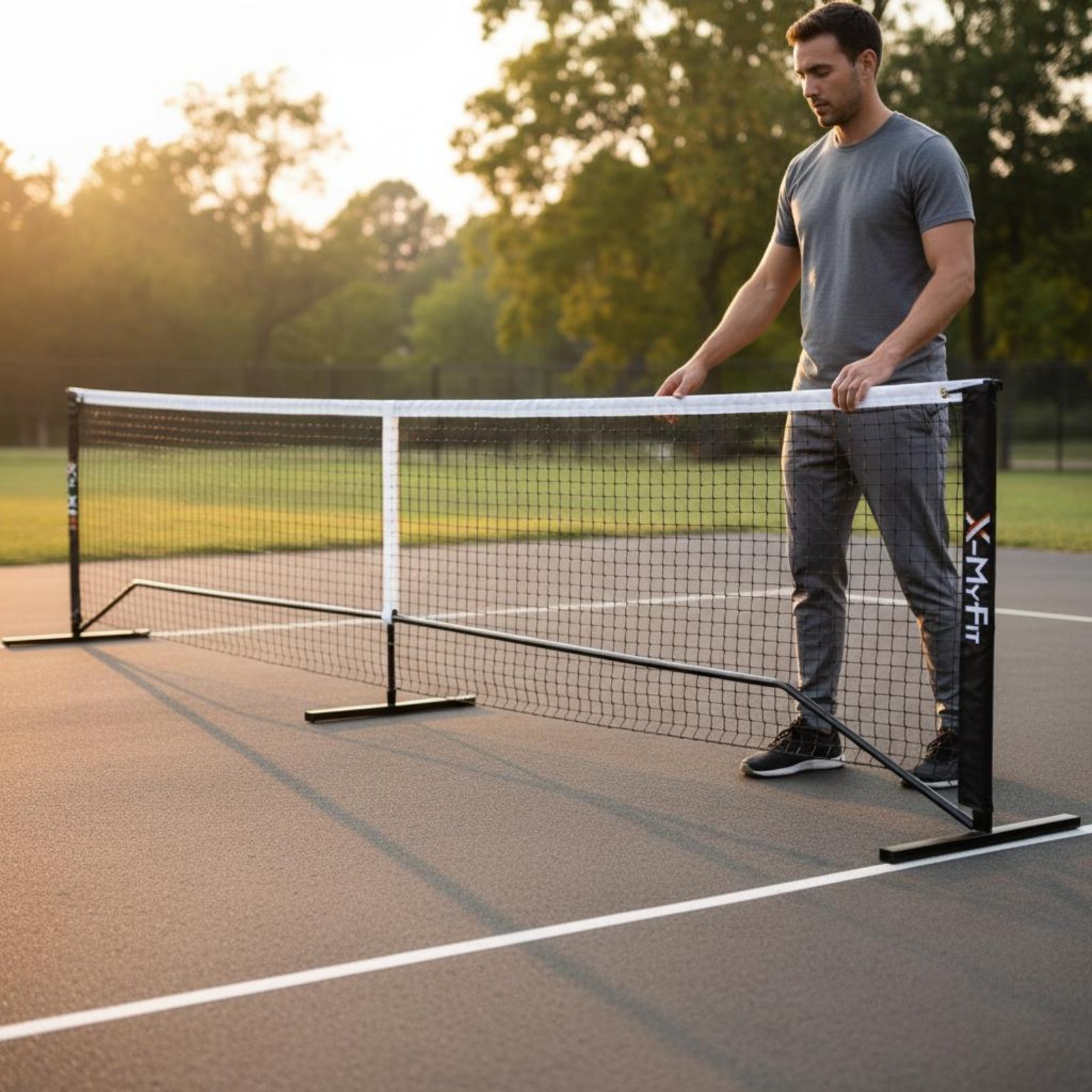 Portable Pickleball Net Indoor - Outdoor Sport Gear avaliação e preço