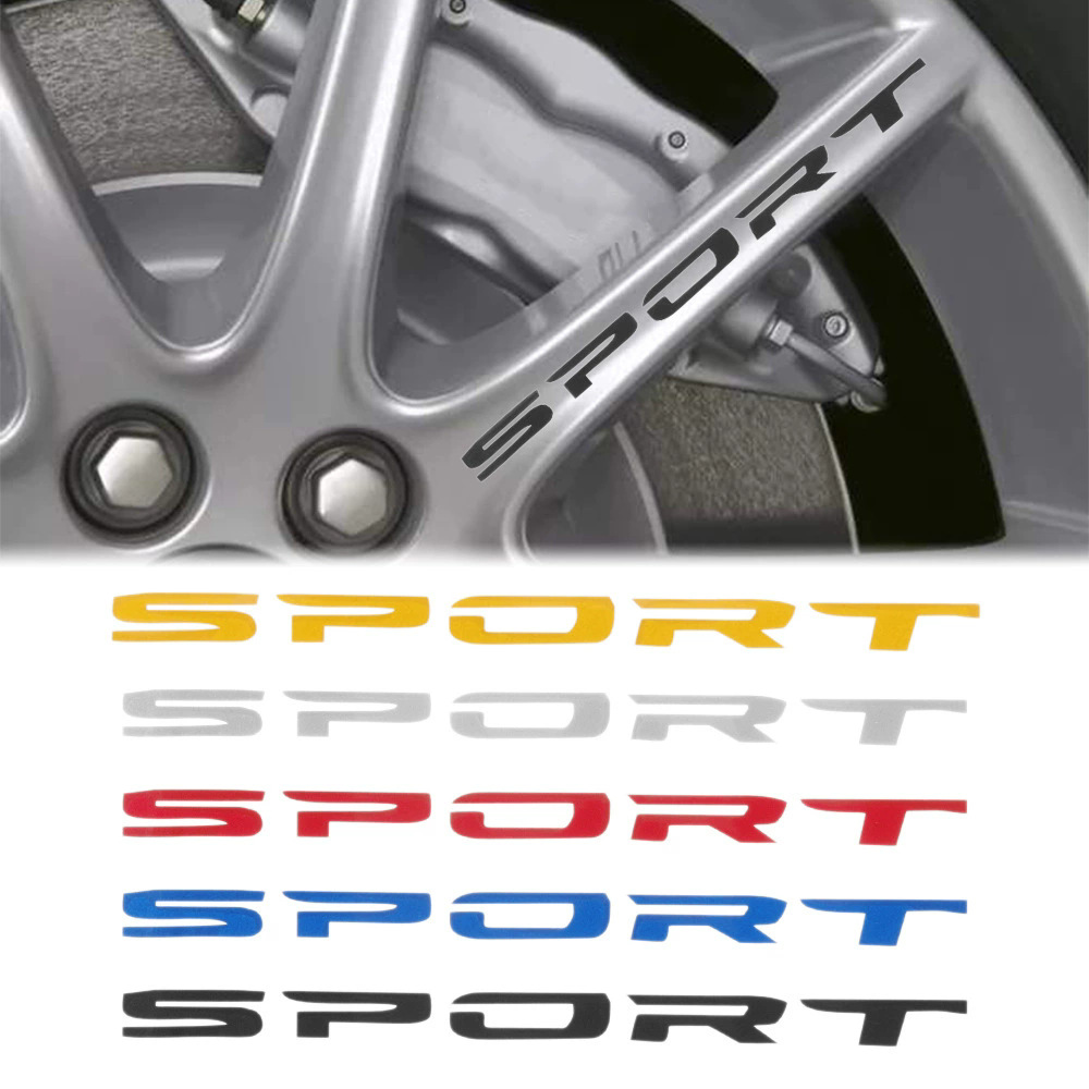 Fashion 4pc Car Stickers Wheel - Outdoor Sport Logo avaliação e preço