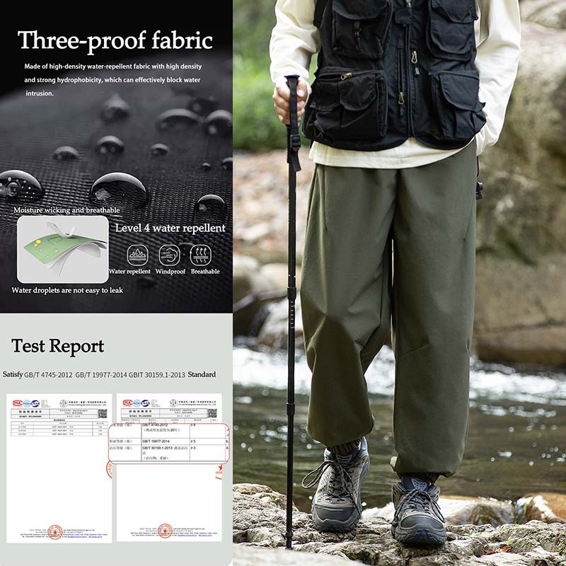New 2024 Autumn Men Waterproof - Outdoor Sport Waterproof Pants avaliação e preço