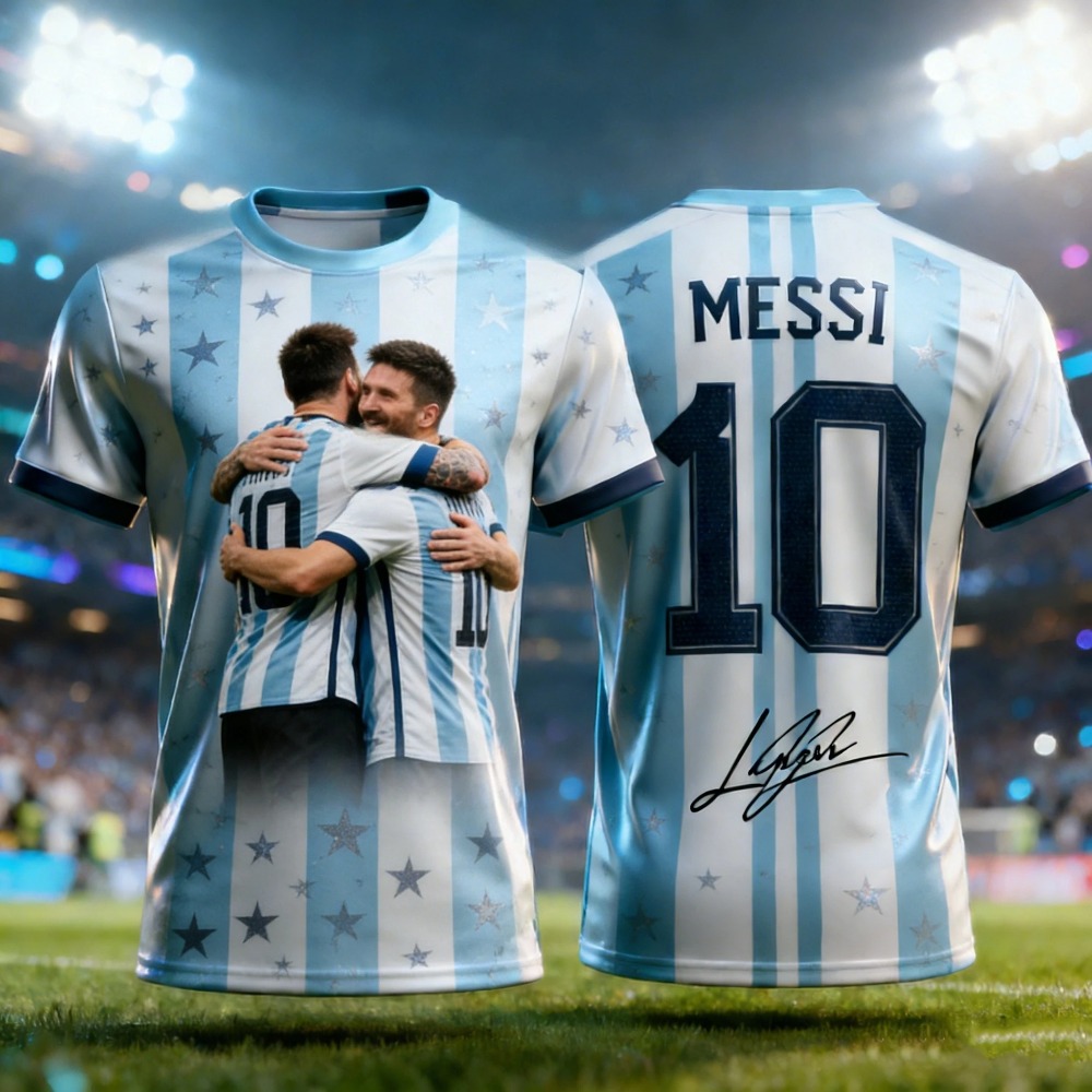 Messi  3D-printed Men's  Footb - Outdoor Sport Club avaliação e preço