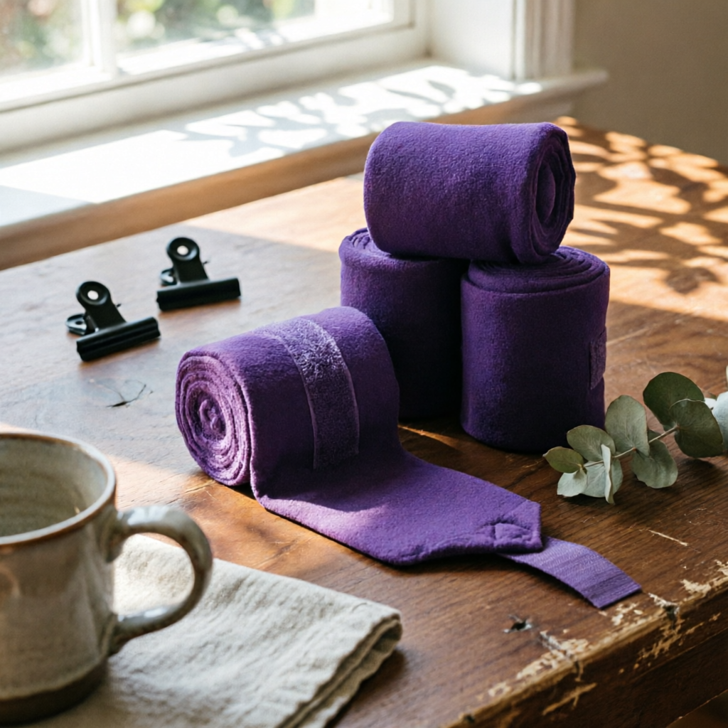 4 Pieces Polo Wraps Soft Fleec - Polo Wraps Fleece avaliação e preço