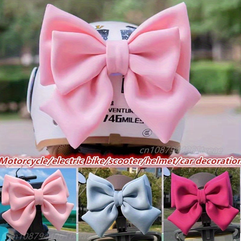 1pc Bow Helmet Decoration Cute - Equestrian Helmet avaliação e preço