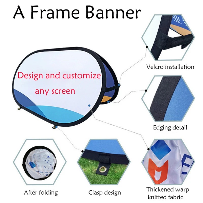 Pop Up A Frame Banner Free Des - Outdoor Sport Logo avaliação e preço