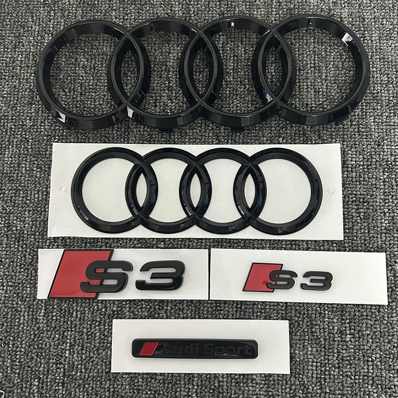 AUDI S3 2010-2020 4Ring logo A - Outdoor Sport Logo avaliação e preço