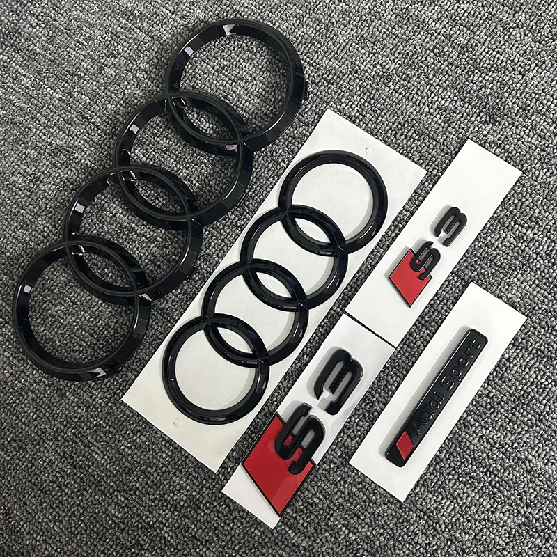 AUDI S3 2010-2020 4Ring logo A - Outdoor Sport Logo avaliação e preço