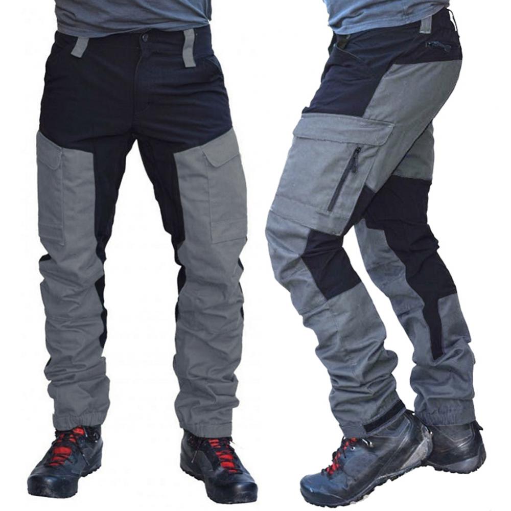 Nylon Men Cargo Pants Color Bl - Outdoor Sport Hiking Pants avaliação e preço