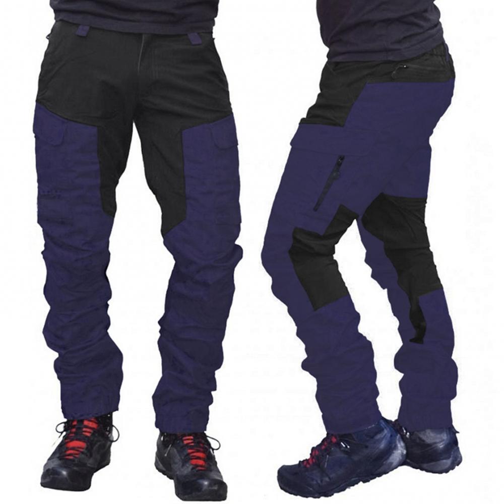 Nylon Men Cargo Pants Color Bl - Outdoor Sport Hiking Pants avaliação e preço
