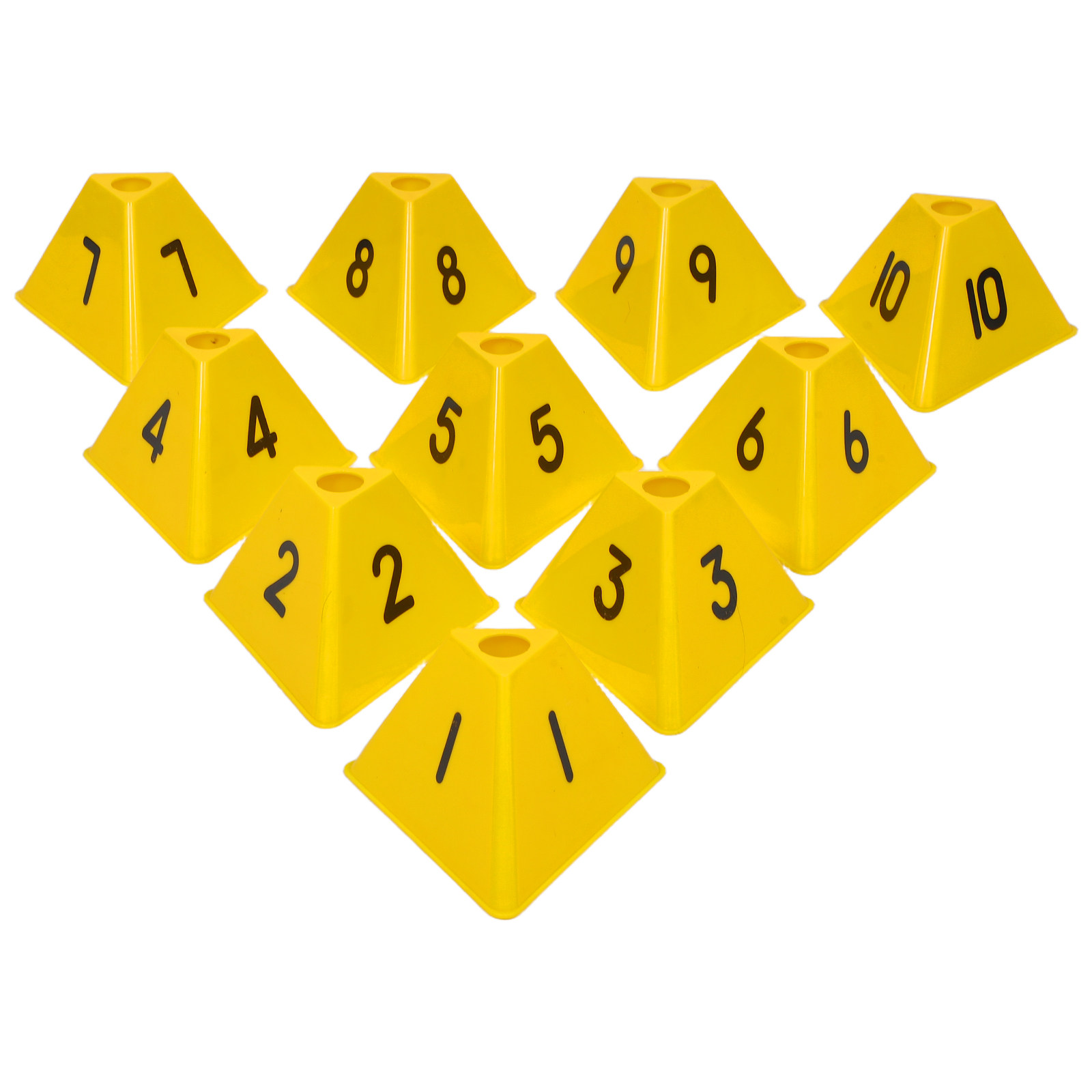 10Pcs Football Training Marker - Outdoor Sport Gear avaliação e preço