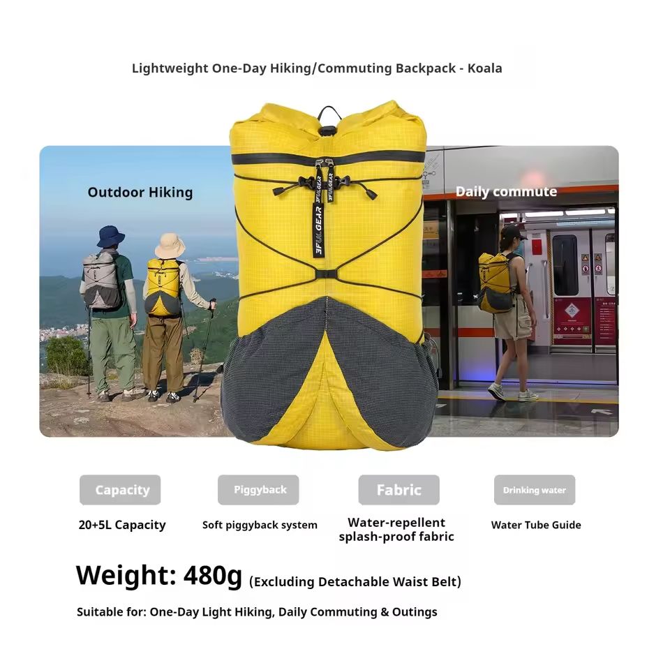 3F UL GEAR 20+5L Ultralight Ba - Outdoor Sport Climbing Gear avaliação e preço