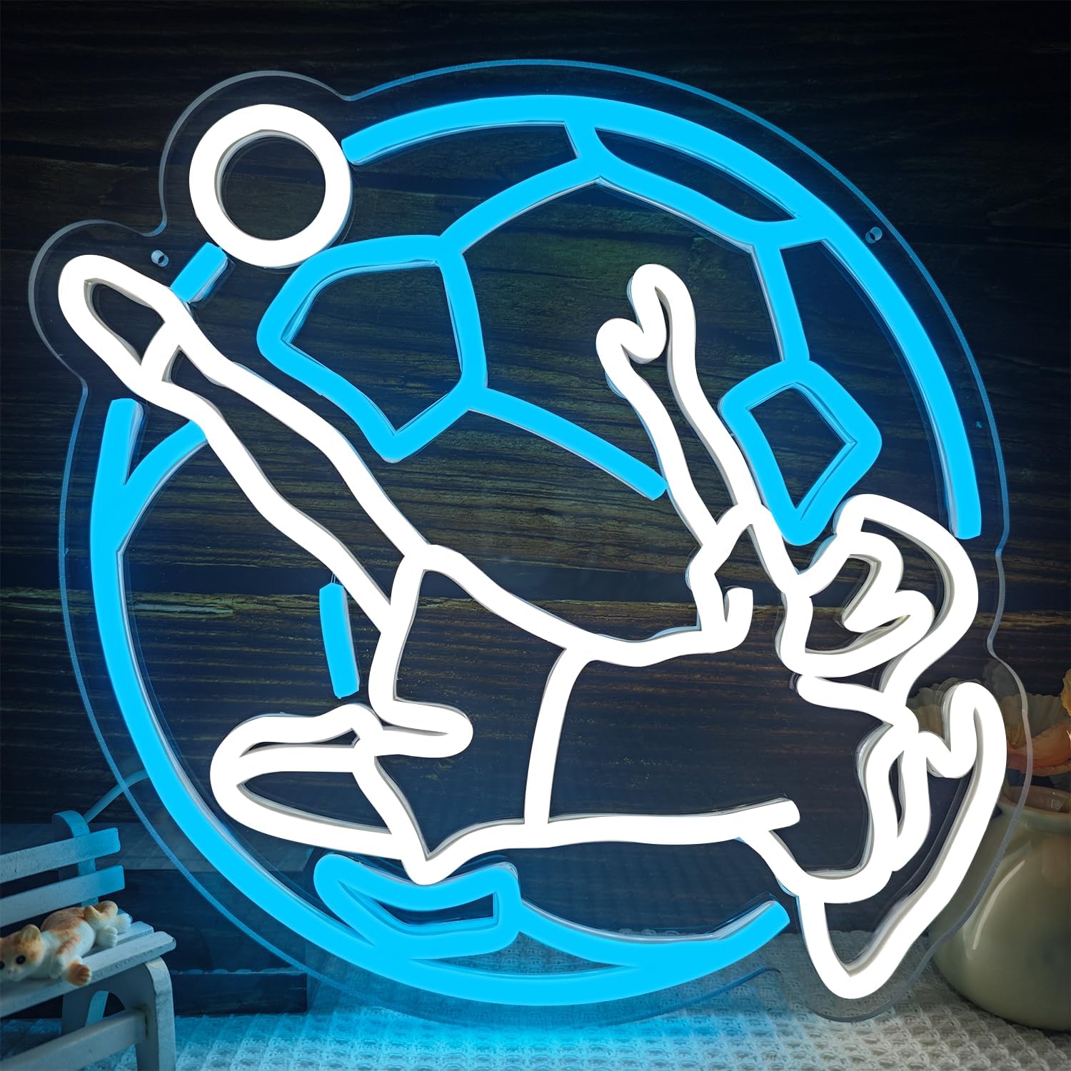 Soccer Neon Sign USB Powered L - Outdoor Sport Club avaliação e preço